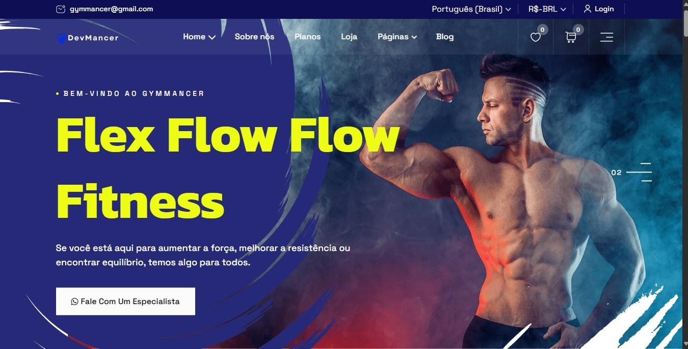 Gym — Site para Academia